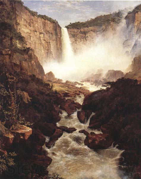 Frederic E.Church The Falls of Tequendama,Near Bogota,New Granada France oil painting art